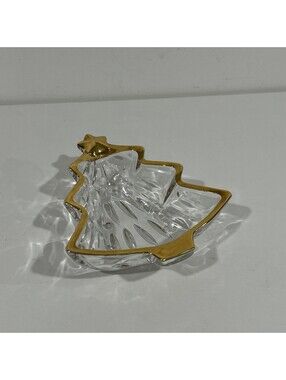 Vintage Studio Nova Yuletide Spirit Christmas Tree Candy Dish Holiday Decor 5”